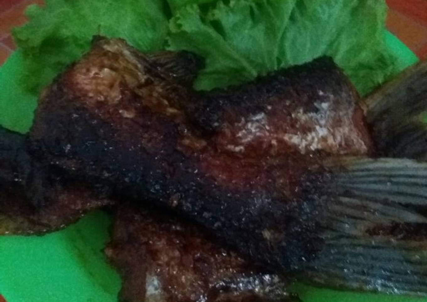 Ekor patin bakar