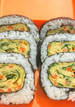 Foto resep Tamagoyaki Sushi Roll