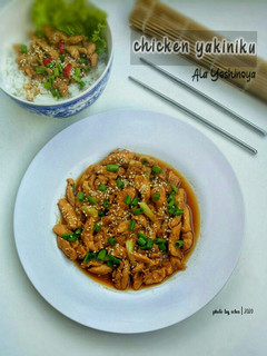 Foto resep Chicken Yakiniku Ala yoshinoya