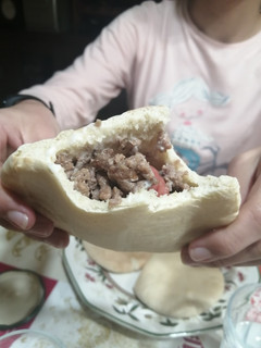 Una foto de Pitas de carne picada y pisto