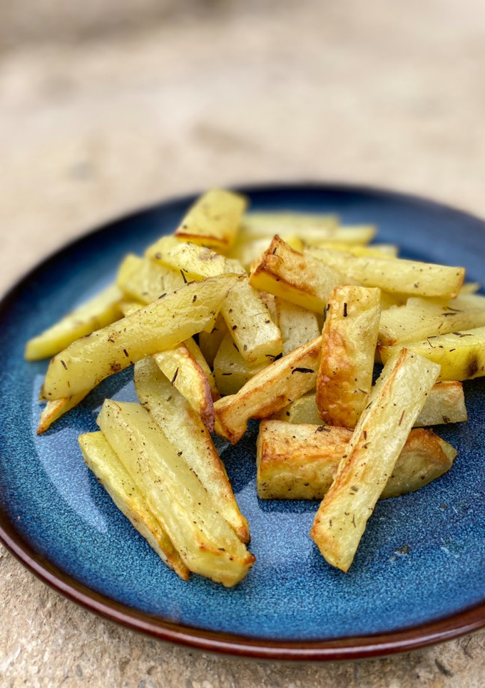 Una foto de Patatas en freidora de aire