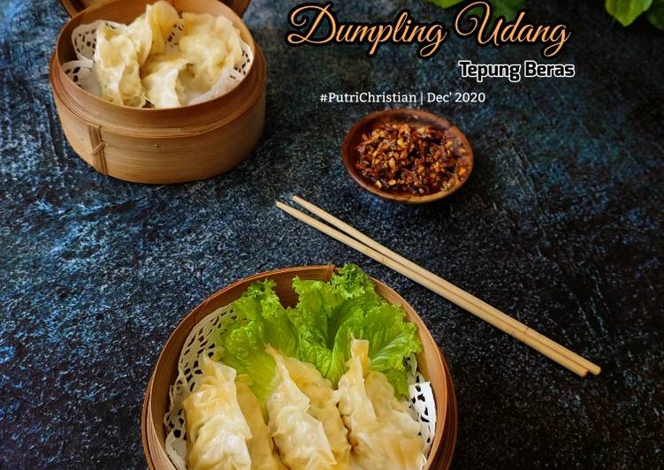 Resep Dumpling Udang Tepung Beras Enak dan Antiribet