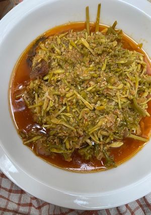 Foto resep Tumis bungga pepaya teri medan