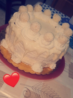 صورة لوصفة تارت الحب ❤ بيضاء من برا حمراء من الداخل