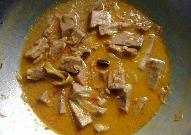 Cara Buat Gulai Nangka Muda irit untuk jualan