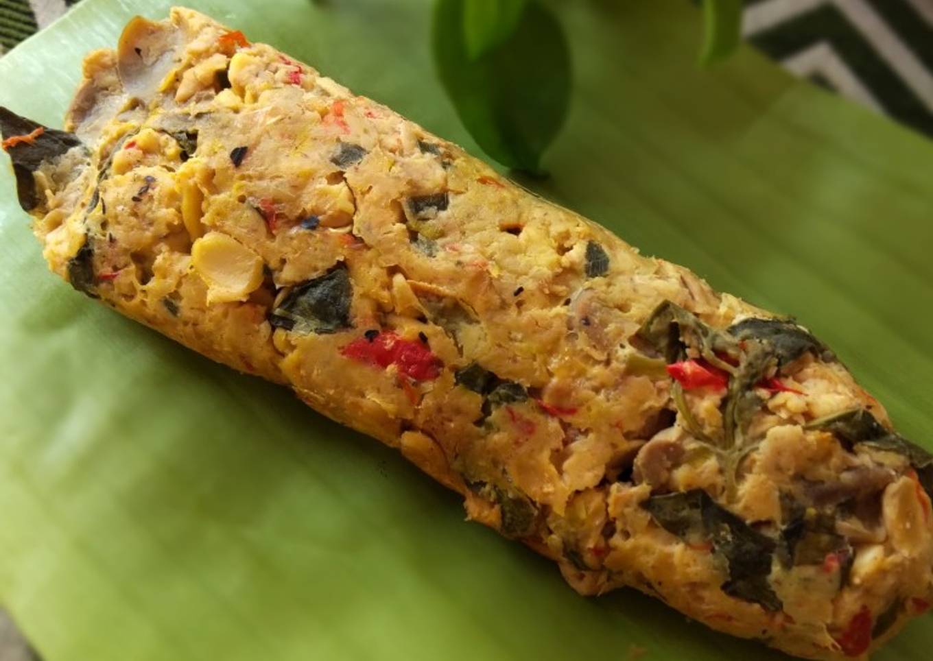 Pepes Tempe Jamur Kancing