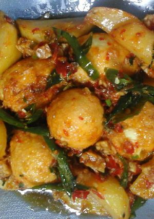Foto resep Orak arik telur kentang