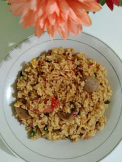 Foto resep Nasi Goreng Bakso Sosis