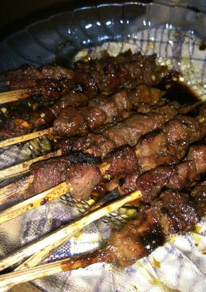 Foto resep Sate sapi ala chef boneng