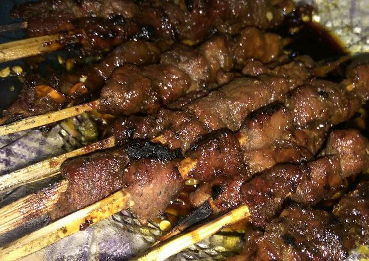 Bagaimana mengolah Sate sapi ala chef boneng Anti Gagal