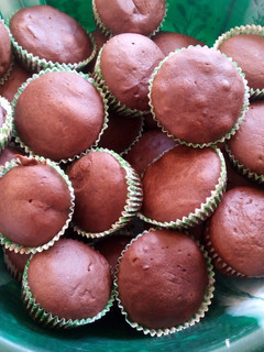 A picture of Chocolate cups cake.
