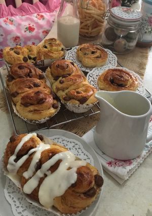 Foto resep Cinnamon choco Roll Bread