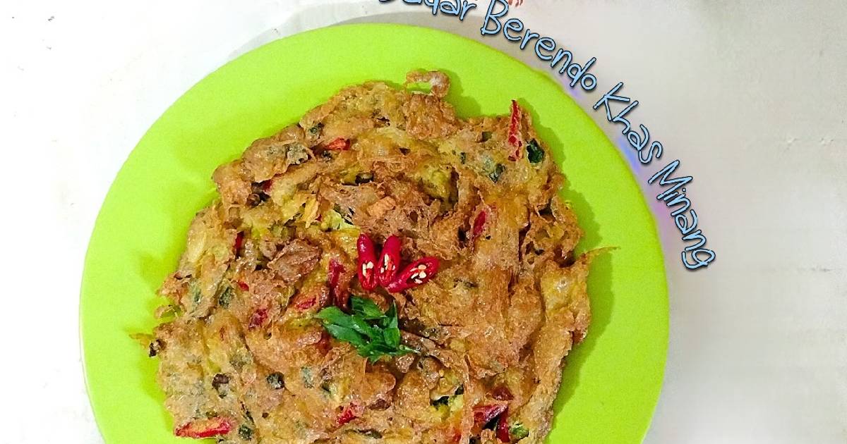 Resep 144 Telur Dadar Berendo Khas Minang Oleh Riekaarie Cookpad