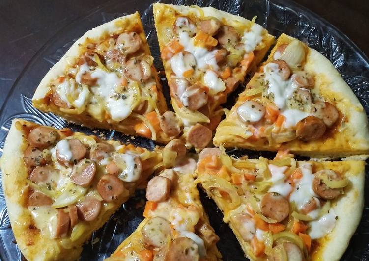 Resep : Pizza Teflon Praktis 5 Langkah Yang Enak