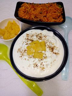 पाईनेपल रायता (Pineapple Raita recipe in Hindi) रेसिपी मुख्य फोटो