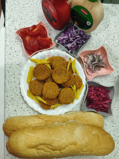 عکسی از دستور فلافل