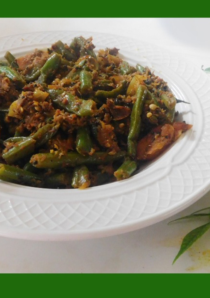 கிரீன் பீன்ஸ் சுக்கா செய்முறை முக்கிய புகைப்படம்