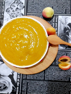 عکسی از دستور پوره و ژلاتین زردآلو