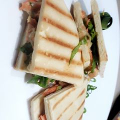A picture of Shawarma bread sandwiches.