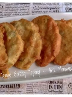 Foto resep Tempe Goreng Tepung
