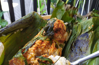 Anti Ribet, Memasak Nasi bakar ayam jamur Sederhana Dan Enak