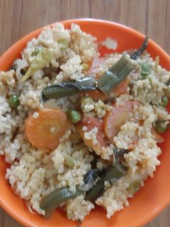 சாமை வெஜ் பிரியாணி (saamai veg biriyani recipe in Tamil) செய்முறை முக்கிய புகைப்படம்