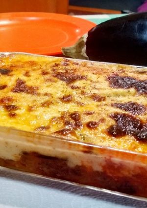 Una foto de Moussaka en freidora de aire Cosori 5,5L