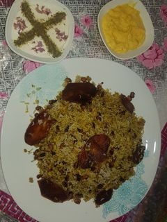 عکسی از دستور برنج و لوبیا ریزه 😋