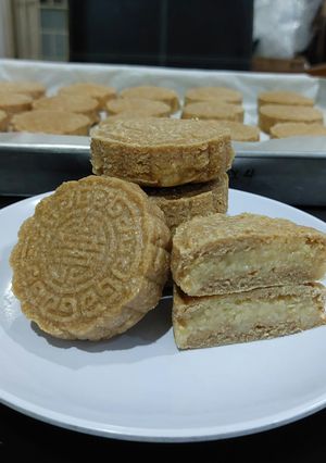 Foto resep Anabolic Milky Cheese Oat Mooncakes (New Recipe) |High Protein, Low Calorie, Sugar & Gluten Free