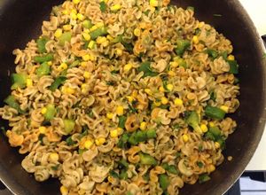Una foto de Veggie pasta