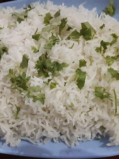 A picture of Plain rice.