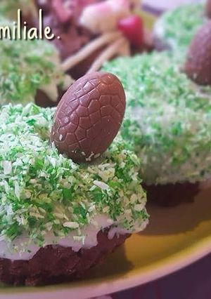 Une photo de Muffins de Pâques au chocolat