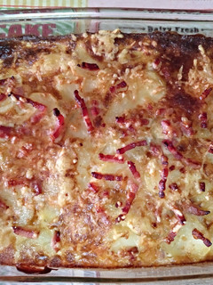 Una foto de Patatas gratinadas con bacon