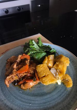 Una foto de Cerdo en sabores de Asia