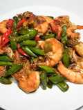 Tumis udang buncis
