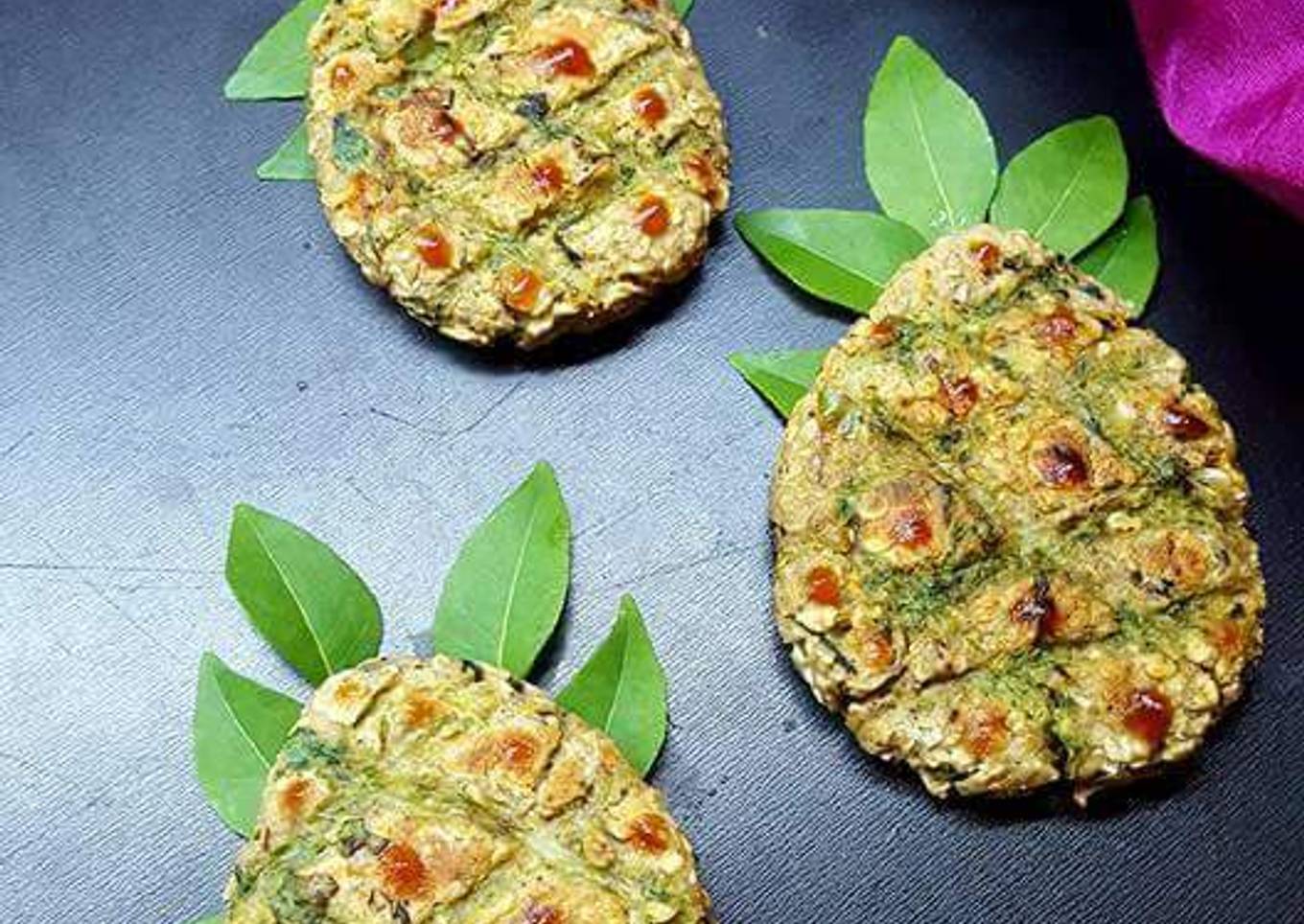 Oats and potato cutlets
