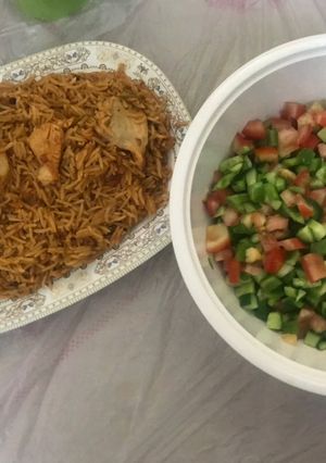 صورة لوصفة كبسة مع معجون الطماطم
