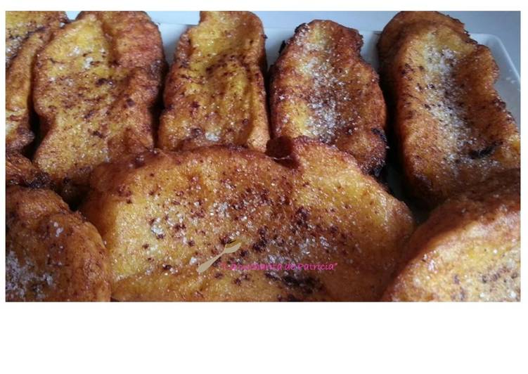 Torrijas tradicionales de Semana Santa