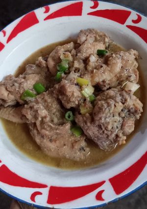 Foto resep Ayam masak bumbu putih