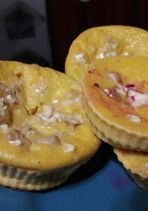 Una foto de Muffins de ricota, avena y naranja