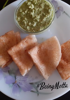 A picture of Barnyard Millet Dosa.