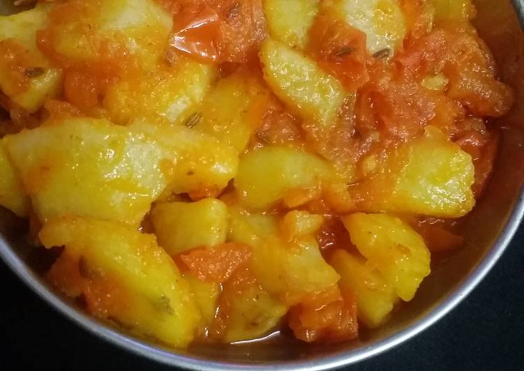 Recipe of Appetizing Aloo Gajar ki Sabji