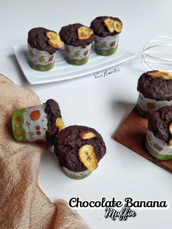 Langkah Mudah untuk Menyiapkan Resep  Chocolate Banana Muffin yang Bisa Manjain Lidah, Bisa Manjain Lidah