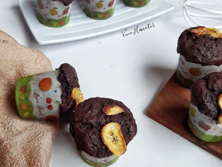 Langkah Mudah untuk Menyiapkan Resep  Chocolate Banana Muffin yang Bisa Manjain Lidah, Bisa Manjain Lidah