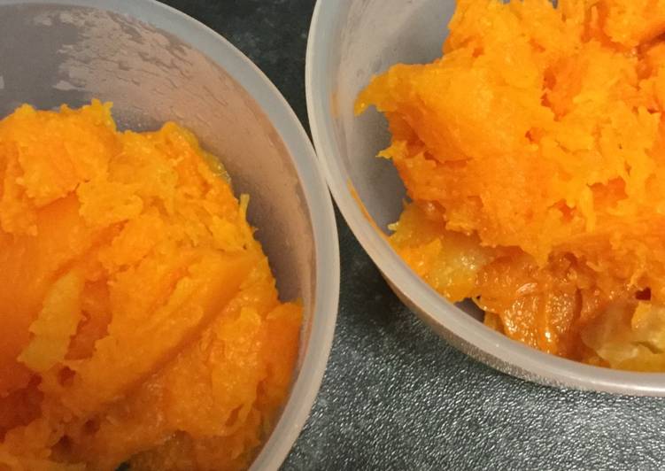 Recipe of Homemade Butternut Squash Purée