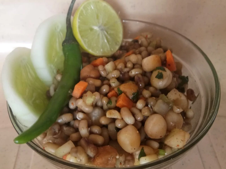 Easy Steps Make|Recipe} Sprout salad, Delicious