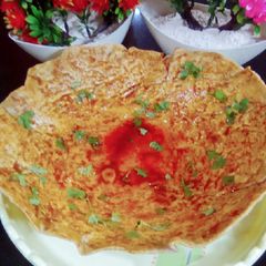 A picture of Karari romali roti.