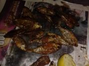 Una foto de como preparar mojarra frita