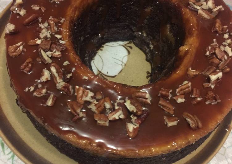 Chocoflan en la estufa