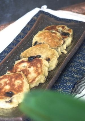 Foto resep Kue Mochi Ubi Isi Kismis さつまいもとレーズンのおやき